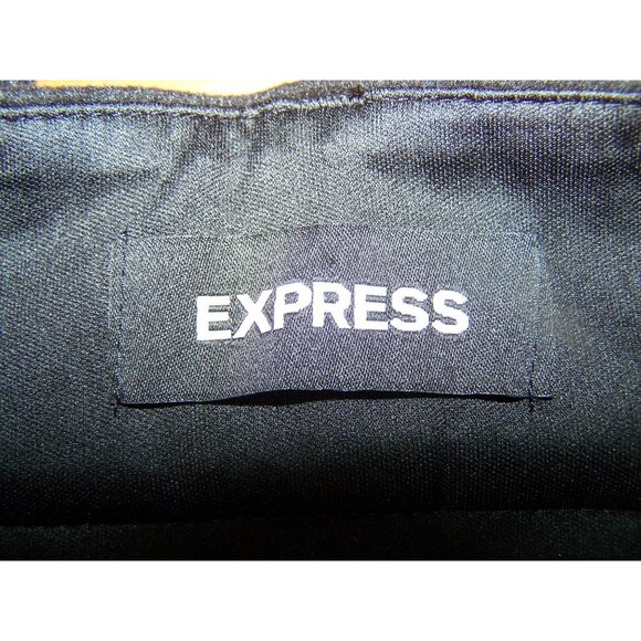 Express Ankle Pants Heavy Weight Deep Charcoal Gray 14S - Picture 8 of 14